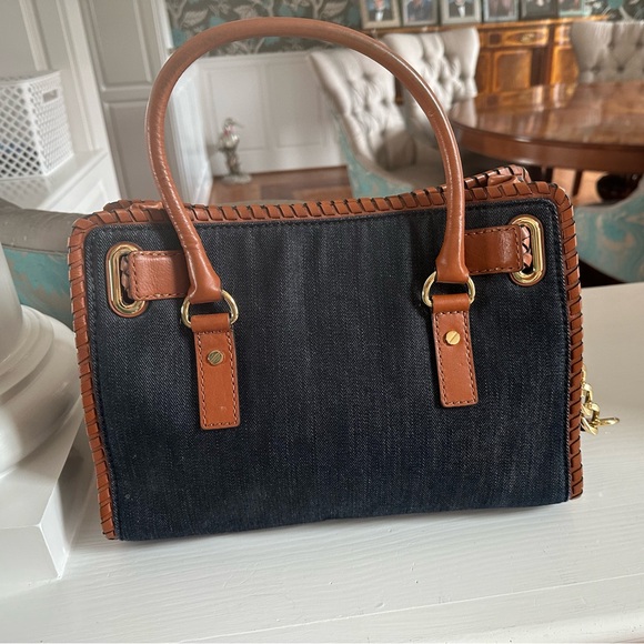 Michael Kors, denim and leather purse - Picture 6 of 7